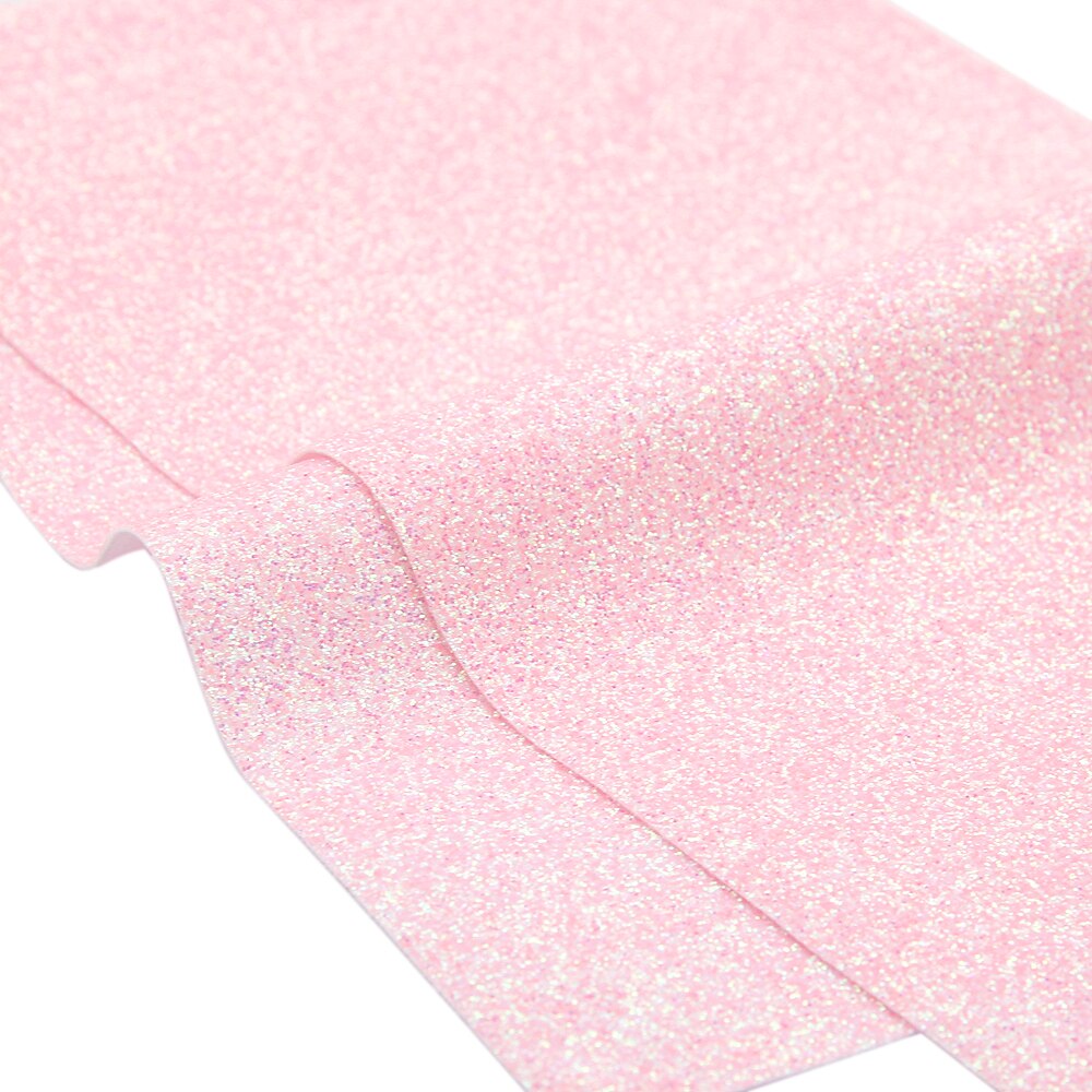 30*140cm ensfarvede glitter syntetiske læder stofark, diy håndlavede materialer til fremstilling af pung øreringe  ,1 yc 7826
