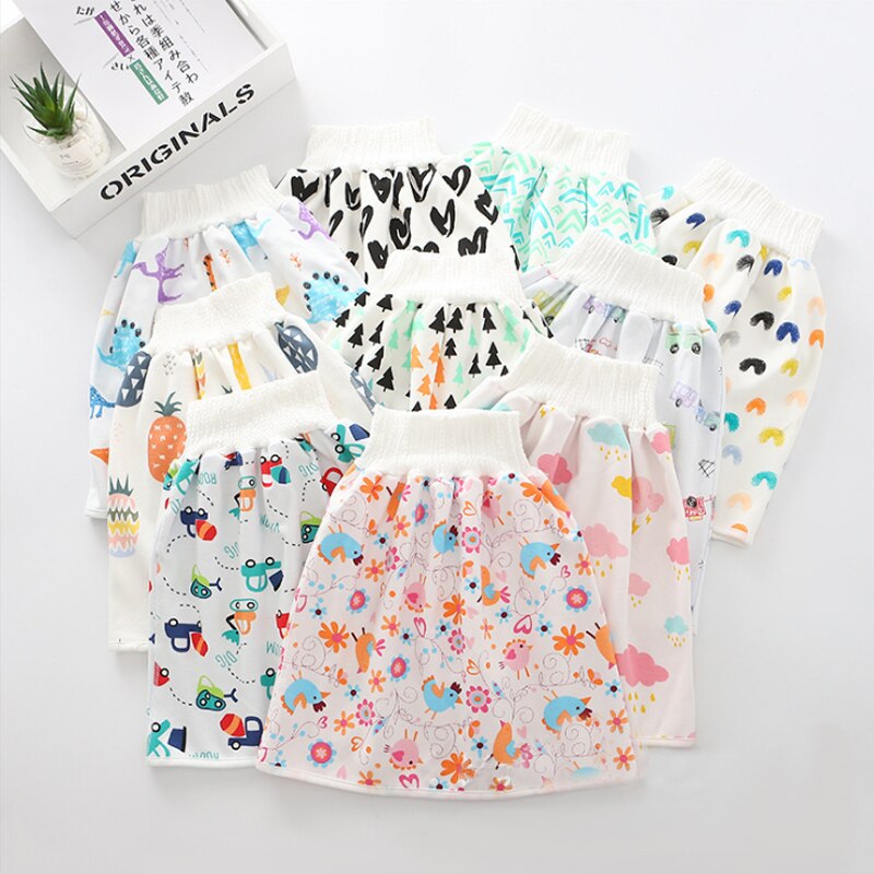 Happy Flute – jupe à couches pour bébé, pantalons d'entraînement de toilette imperméables, couches en tissu pour enfants mouillant le lit et la nuit