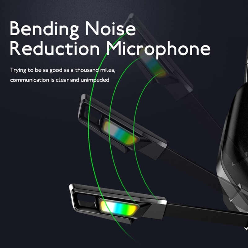 RUO A18 Wired Gaming Headsets HD Microphone Stereo Surround Noise Cancelling USB 3.5mm RGB Light For Tablet Laptop PS4 PC Xbox