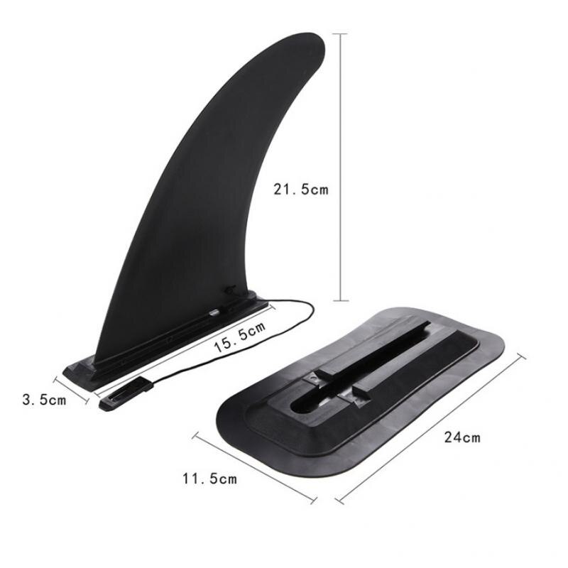 11.5x24cm Soft Top Surfboard Fins Surf Board Single Fin Replacement Accessories Universal Surfboard Center Fin