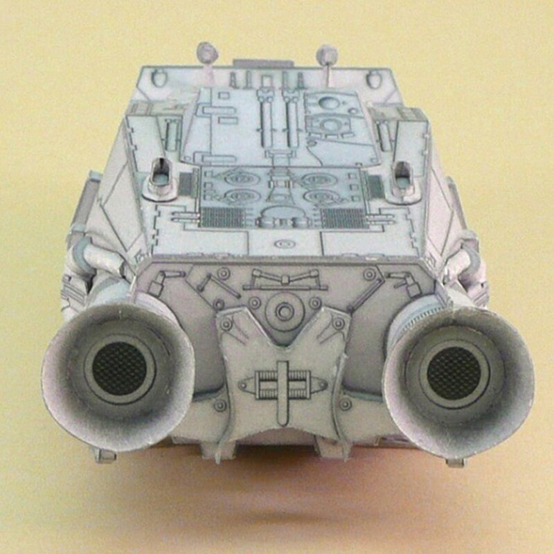 1:120 Scale Battlestar Galactica Colonial Shuttle DIY Handcraft Paper Model Kit