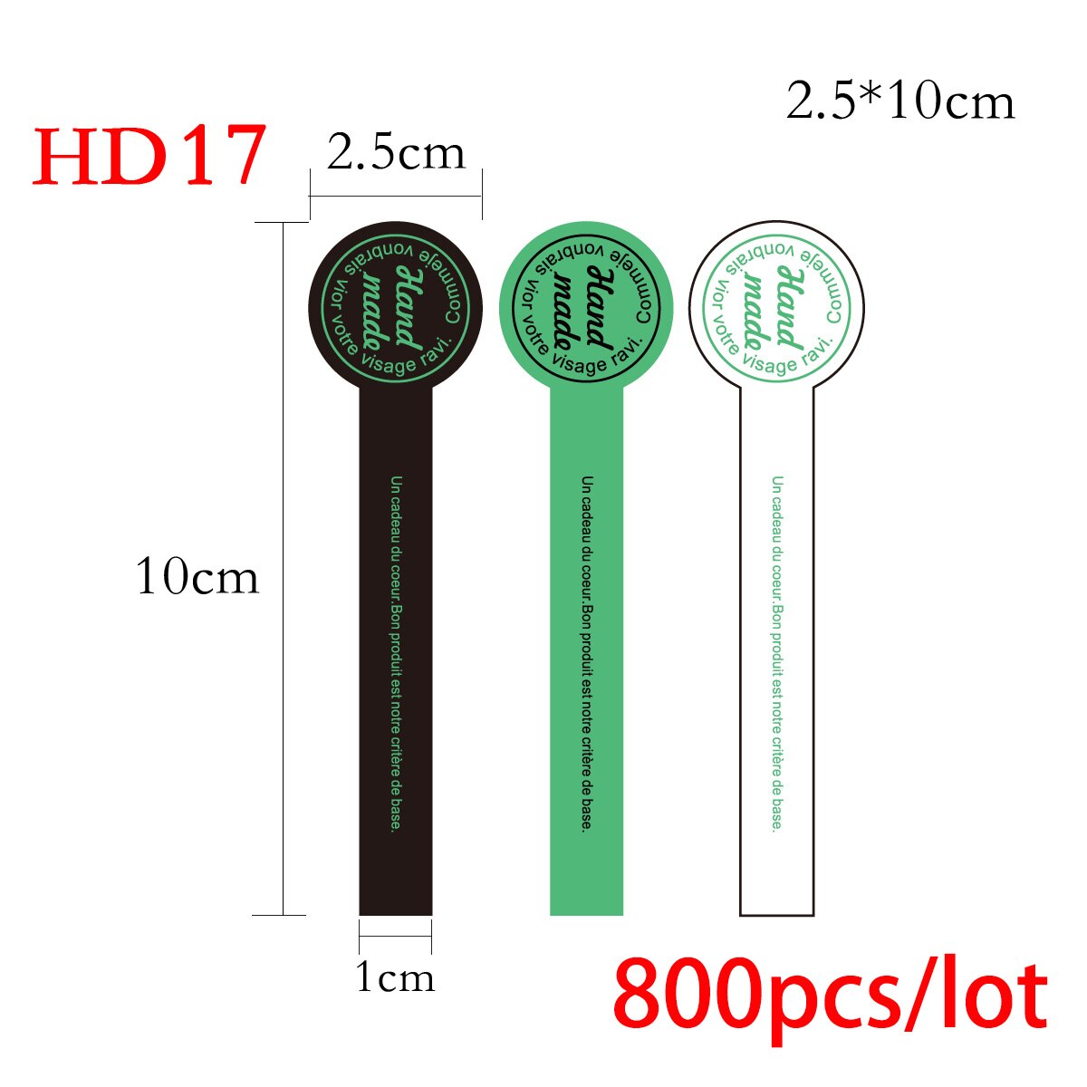 Handmade Thank You Stickers Scrapbooking for Package Adhesive Thank You Sticker Seal Labels Stationery: HD17 800pcs