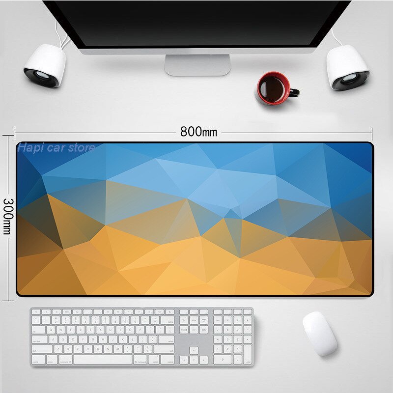 Office Mouse Pad Gamer Mousepad Gaming Large 80x30cm Computer Keyboard Mat for Mouse Deskpad for PC Desk Mats for Mice Carpet L1: 800x300x2mm 5