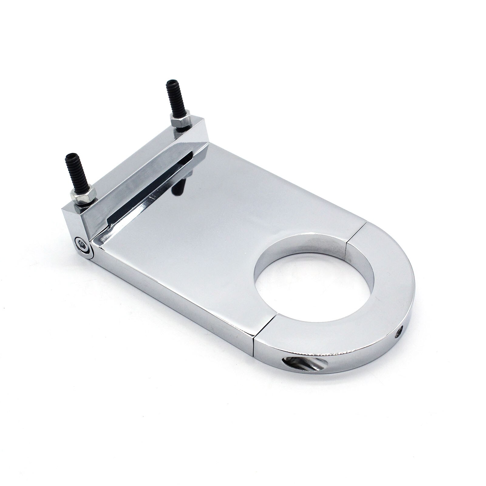 Universal Chrome Aluminum 4 1/2'' Steering Column Replacement For 2” Columns SBC BBC 350 Car Accessories