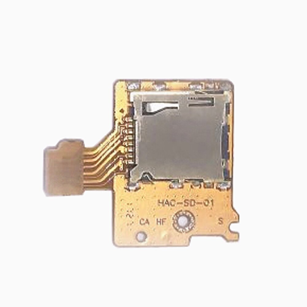 ZR ZL L SL SR/On Off Volume Ribbon Cable/Card Slot/ ABXY Buttons Sticker Key Ribbon Flex Cable For NS/N-Switch repair cable: Card Slot