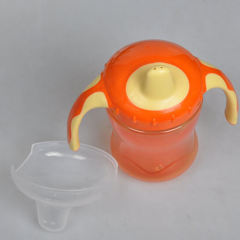 Baby fodring flasker kopper lære fodring drikkevand flaske blød mund ænder sippy træning kop til børn baby fodring cup