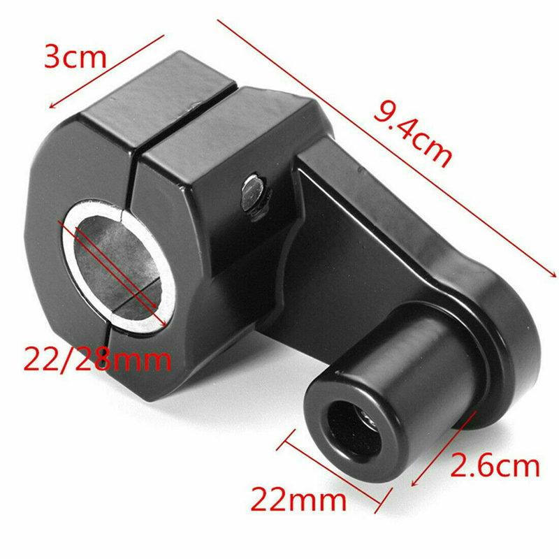 22MM 7/8 "Manubrio Moto Morsetti di Montaggio riser in Lega di Alluminio sporco fossa bicicletta ATV Accessori Moto