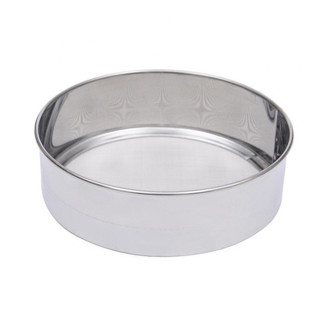 Tamiz de harina de acero inoxidable seguro y duradero, filtro de criba, herramienta de cocina, accesorios de cocina: Default Title