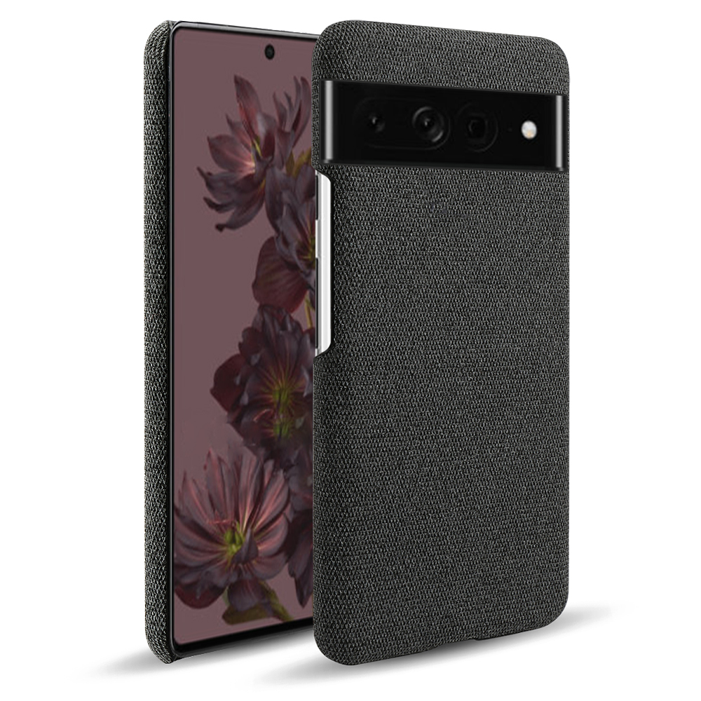 Cloth Case For Google Pixel 7 Pro 6 6pro 5A Case Luxury Fabric Antiskid Cover For Google Pixel 7 7pro 6A 6 Pro: EVA / black