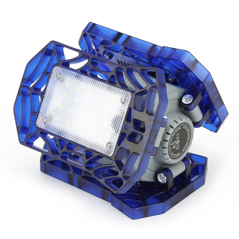 1pcs LED Garage Lights Glow Deformable Light Indoor Garage Light 40/60W 360 Degrees LED Garage Light For Home