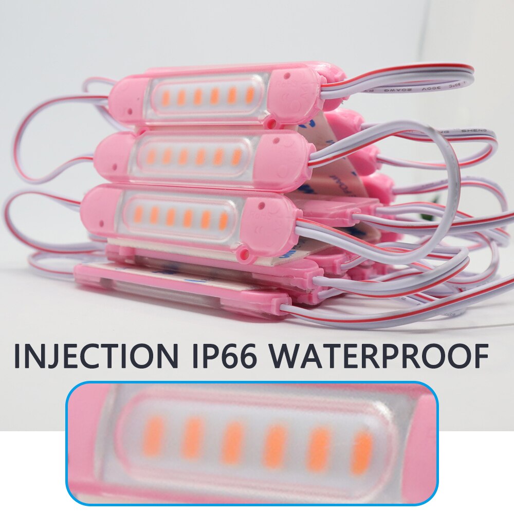 12V LED Module 5730 6leds 1.6W Injection LED Module Lighting IP65 Waterproof For Advertisement 20PCS/lot