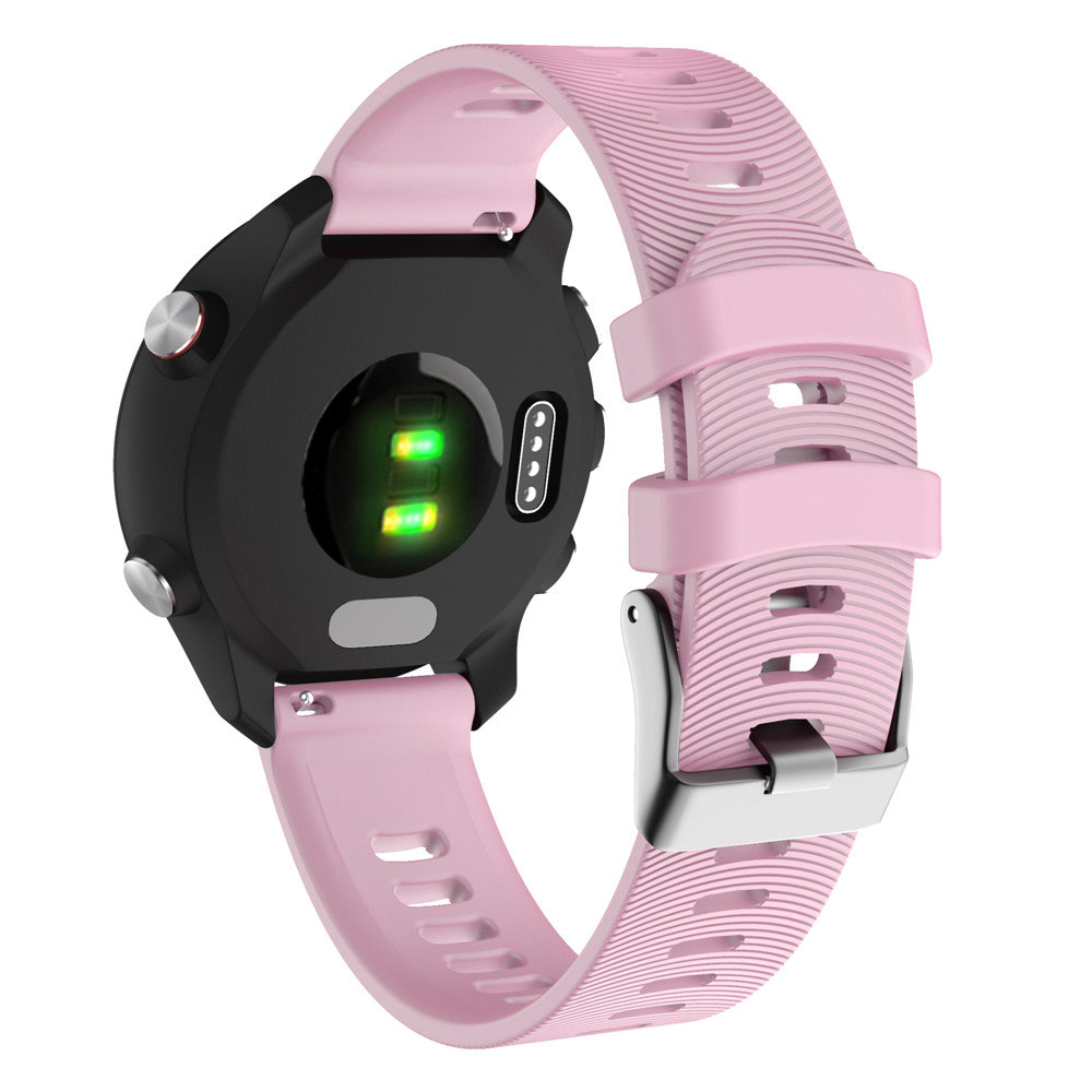 20mm silikonowy pasek do zegarków Watchband dla Garmin Vivoactive 3 HR Forerunner 245 645 inteligentny pasek na rękę bransoletka Huawei zegarek 2
