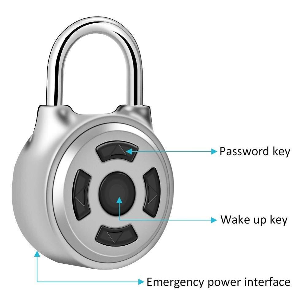 Digitalt tumavtryck bluetooth-hänglås intelligent hänglås smart fingeravtryckshänglås