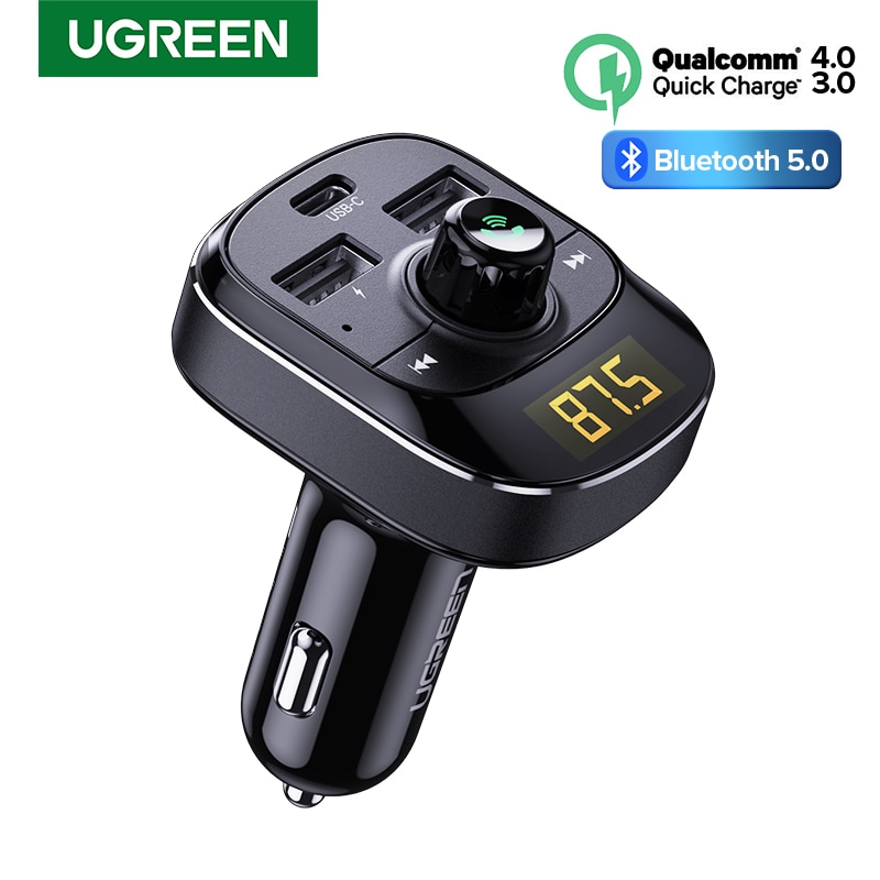 UGREEN PD Car Charger Quick Charge 4.0 3.0 Fast USB Type C Charger Car Charging PD Charger for iPhone 11 Mobile Phone Charger