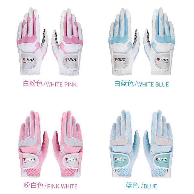 Pgm Vrouwen Golf Handschoenen Links En Rechts Hand Sport Golf Handschoenen Ademend Palm Bescherming Brand