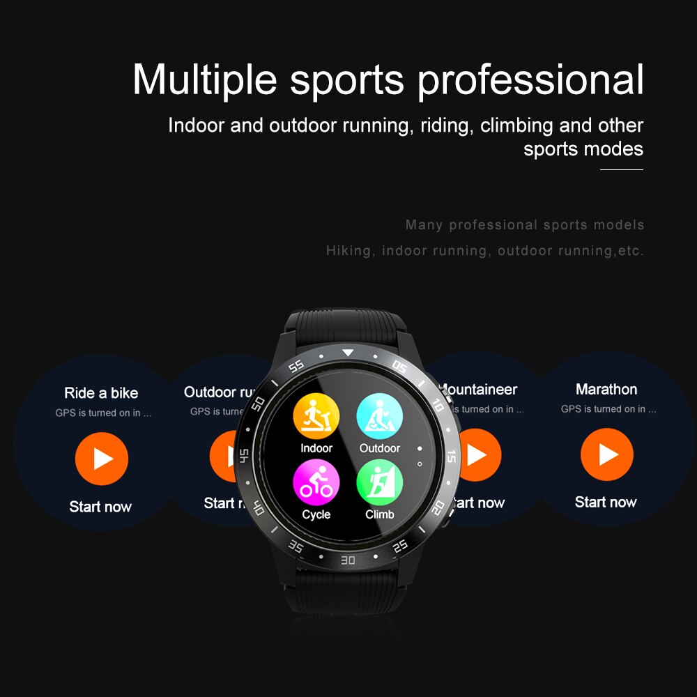 LOKMAT SMA-TK05 Smart Watch Men 1.3inch Screen Bluetooth Watches Pedometer Heart Rate Remote Camera GPS Sports Smartwatch Women
