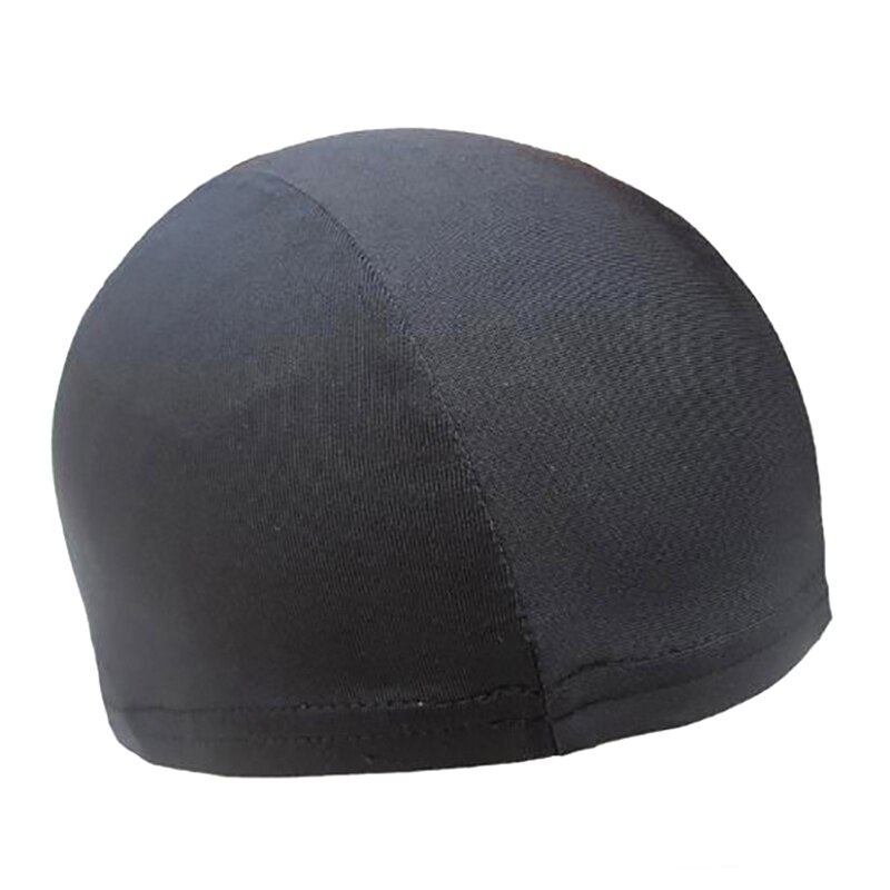 Nopeasti kuivuva kypärä pyöräilyhattu anti-uv hikoilua estävä urheiluhattu moottoripyörä pyöräily polkupyörä pyöräilyhattu unisex-sisähattu: Musta