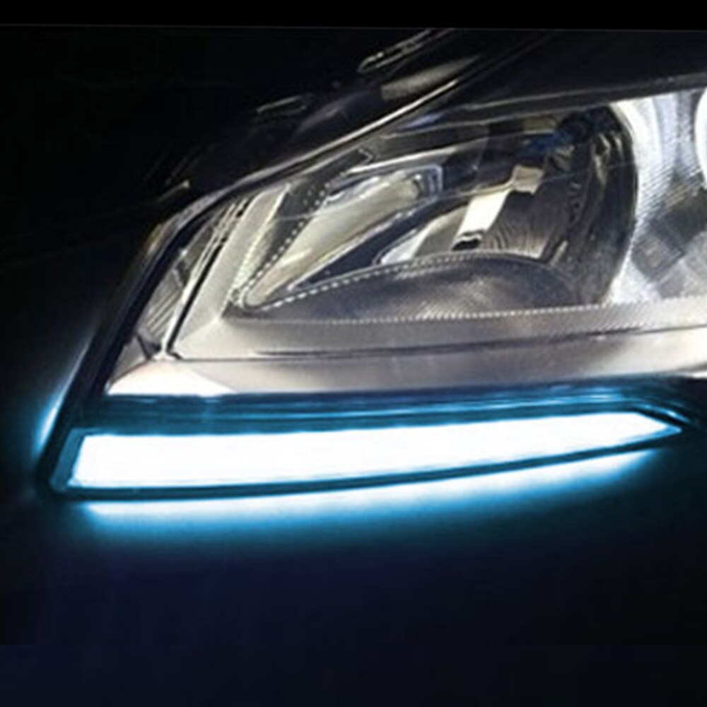 CSCSNL 1Pair for Ford Kuga Escape led Daytime Running Light drl daylight with yellow turn signal