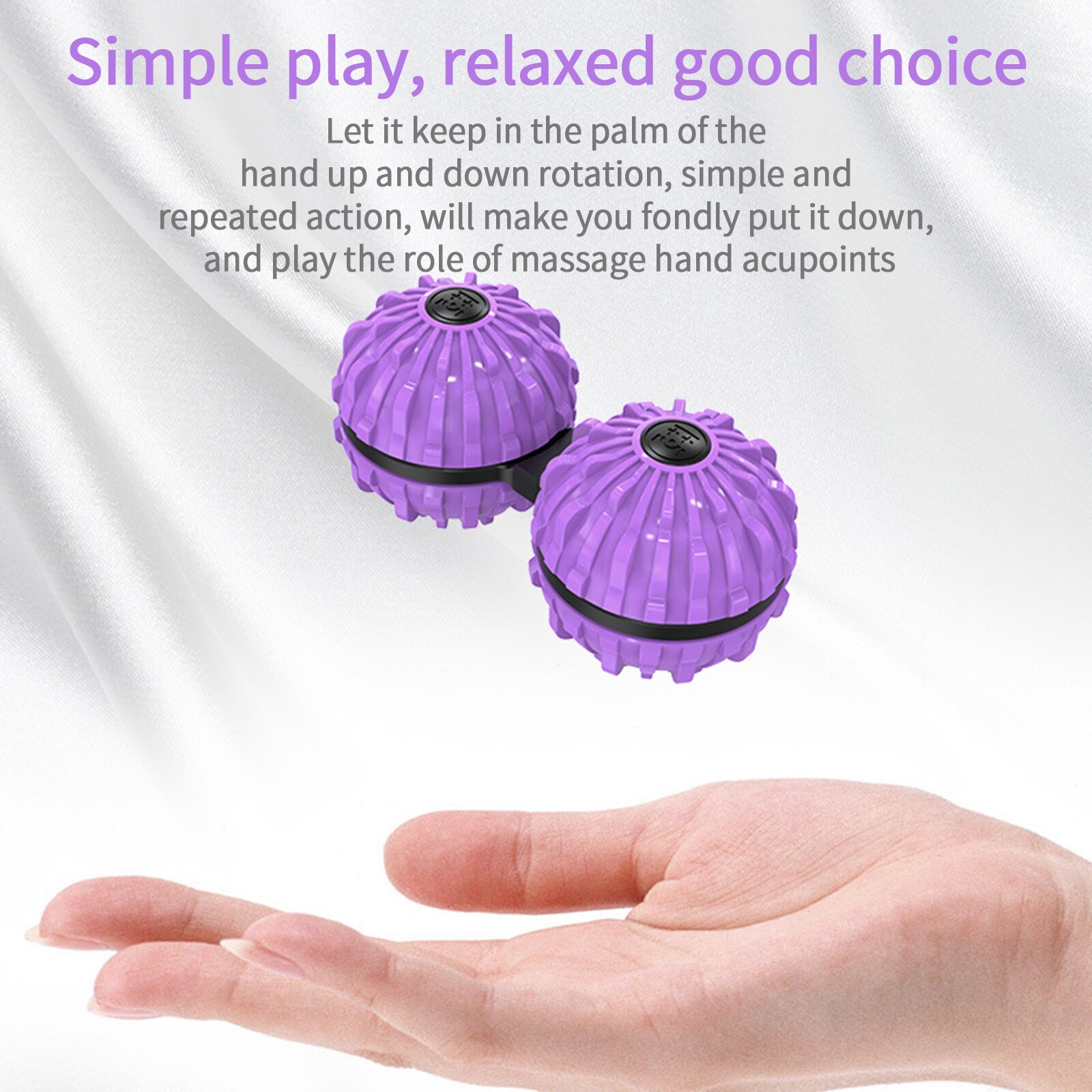 Portable One-Piece Massage Ball Conjoined Stress Releasing Ball Conjoined Hand Massage Portable Relaxation Stress Releasing Toy