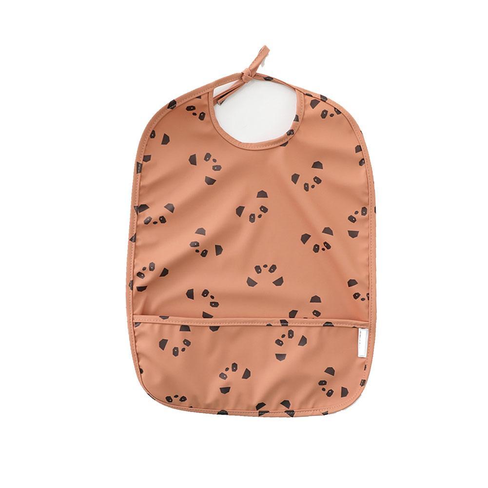 Baby Mouwloze Bib Met Pocket Baby Spullen Kinderen Accessoires Voeden Tekening Schort Waterdichte Verstelbare Leuke Print Slabbetjes