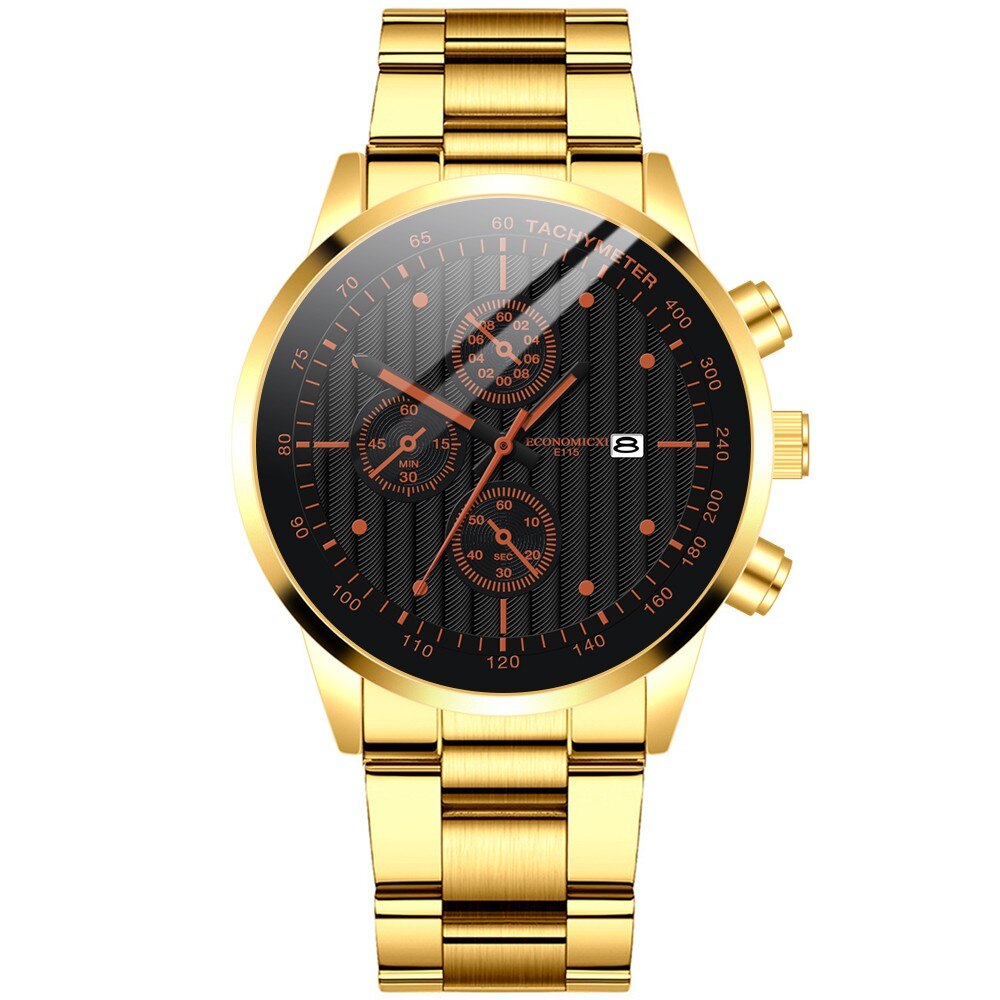 Luxe Temperament Zakelijke Horloge Mannen Horloges Relogio Masculino Heren Rvs Mesh Riem Horloges Top: D