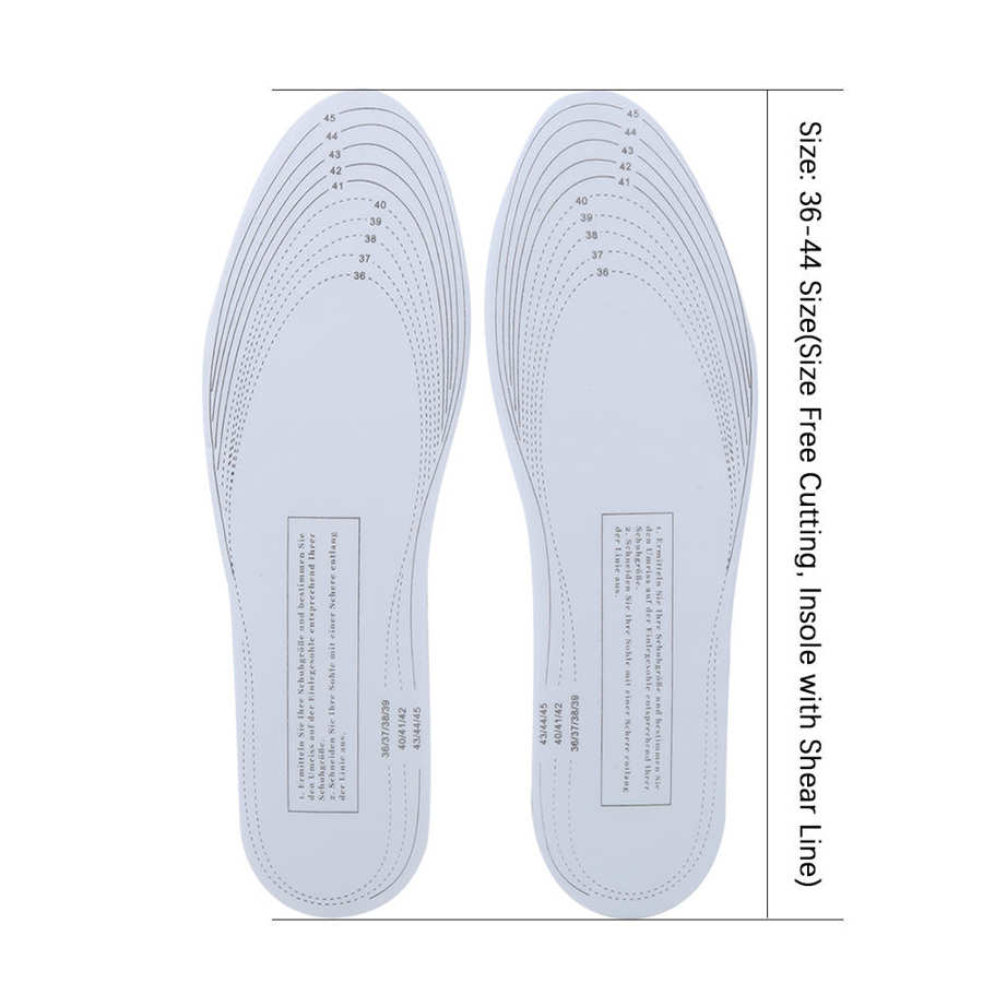 Insole Foot Pad 8PCS Sponge Foot Pad Shock Absorption Comfortable Warm Breathable Insole Free Cutting