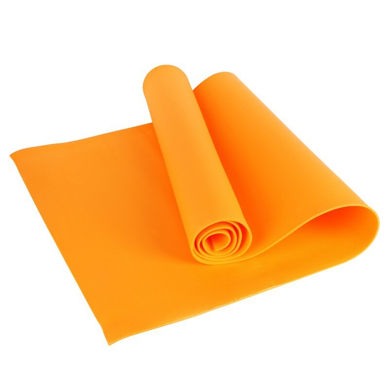 Indoor Yoga Mat, Anti-Slip En Waterdicht, Goede Elasticiteit, , Groene Orange Geel