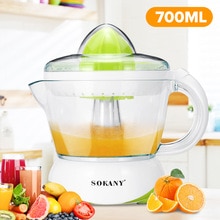 700ml Electric Juicer Squeezer Machine Orange Lemon Citrus Fruit Press-Juice Extractor ABS Transparent Scale Marking 220-240V