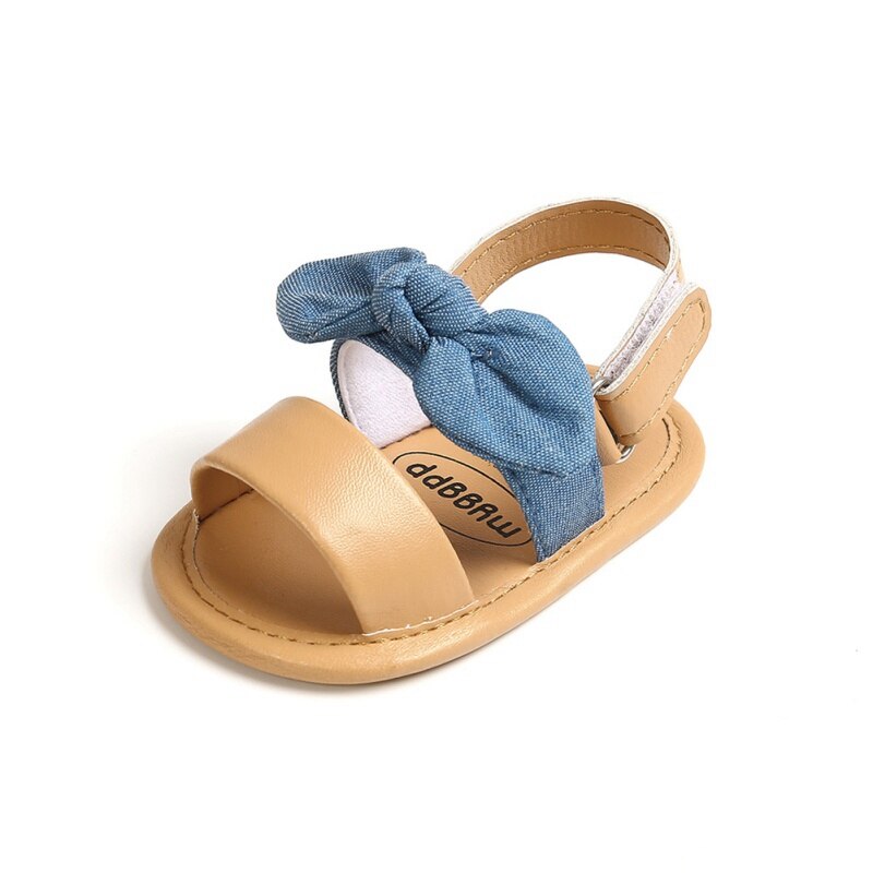 21 baby zomerschoenen sandalen baby jongens meisjes baby zachte wieg schoenen schattige schoenen strik effen geplooide sandalen