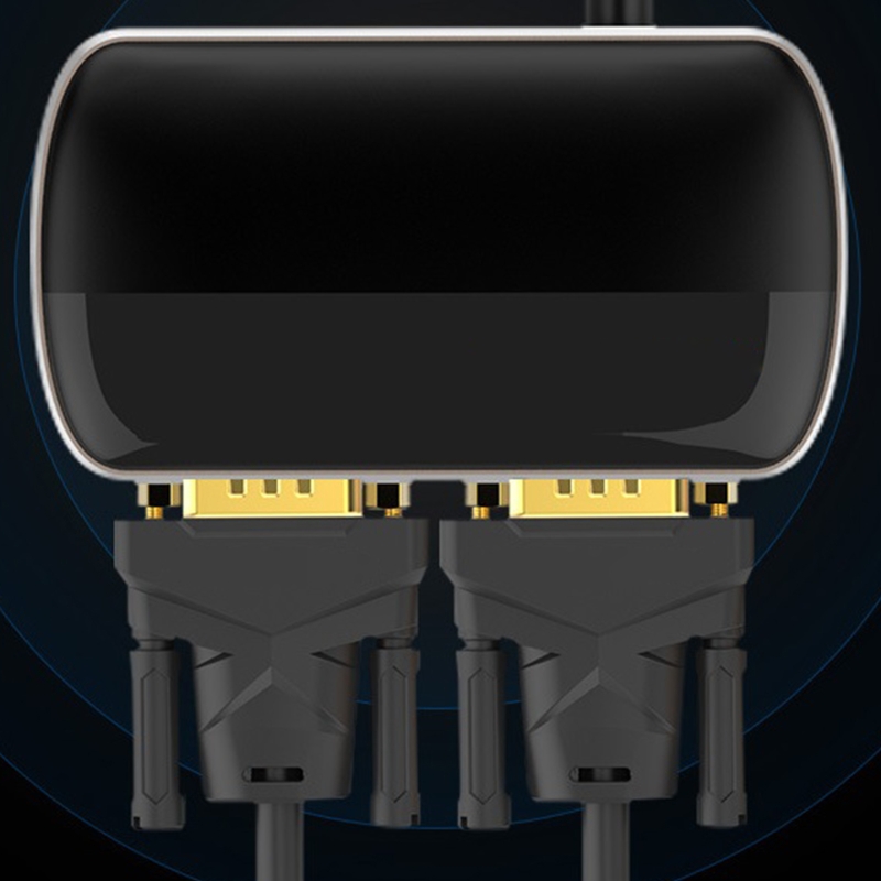 R9JA 1080P VGA Splitter Converter 2-in-1 VGA Converter for Computer PC Laptop Monitor