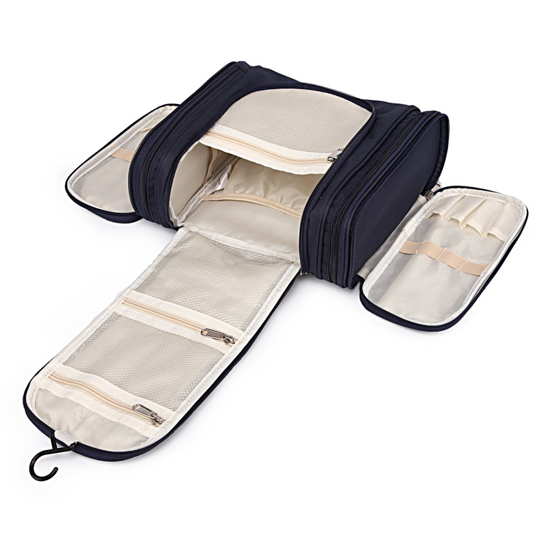 Grande esthéticienne suspendus sac cosmétique organisateur vanité maquillage cas de lavage boîte voyage nécessaire articles de toilette outils de stockage accessoire