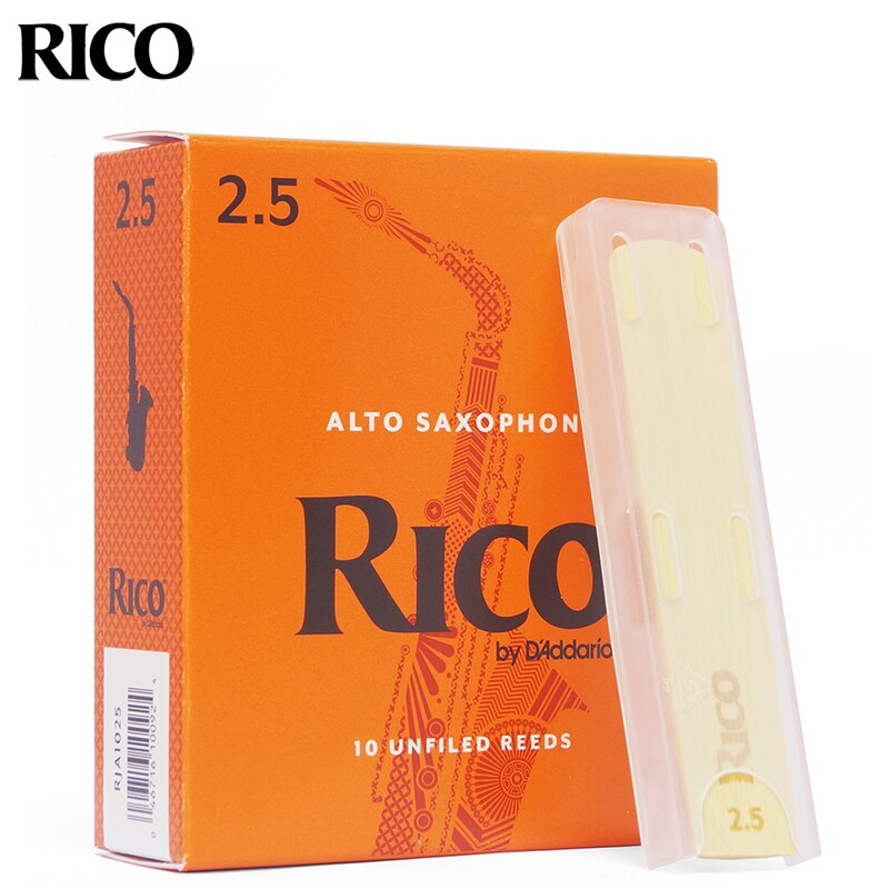 USA Original D’Addario RICO Orange Box Reeds Eb Alto Bb Soprano Tenor Barione Saxphone Bass Clarinet Classic