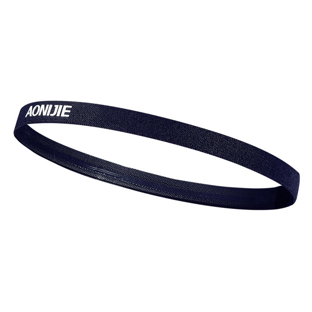 1 stuk sport hoofdband zweetband sport unisex sportschool zweetband hardlopen basketbal yoga elastische haarband sport veiligheid: Zwart