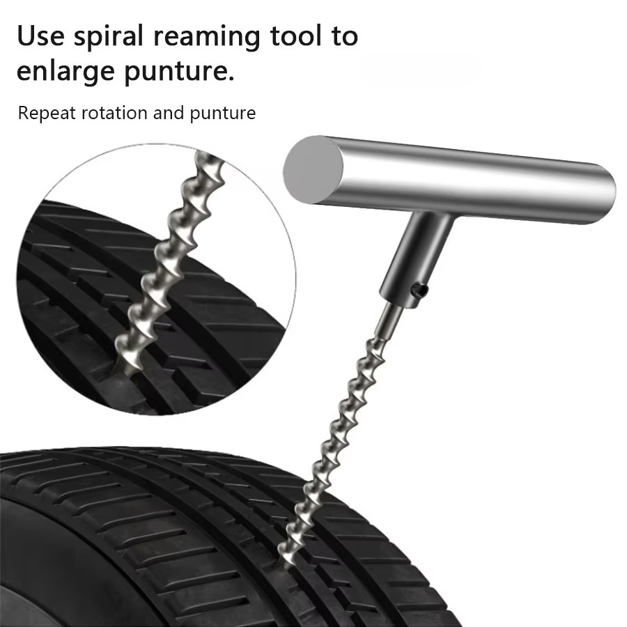 33/45 stk. autodæk reparationssæt dæk reparationssæt auto cykeldæk reparation punkteringsprop garage biltilbehør