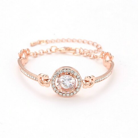 Paylor Vintage mannen Multilayer Lederen Armband Anker Charm Multilayer Gevlochten Vrouwen Hout Kralen Armband Pulseira Masculina: Rose Goud Kleur