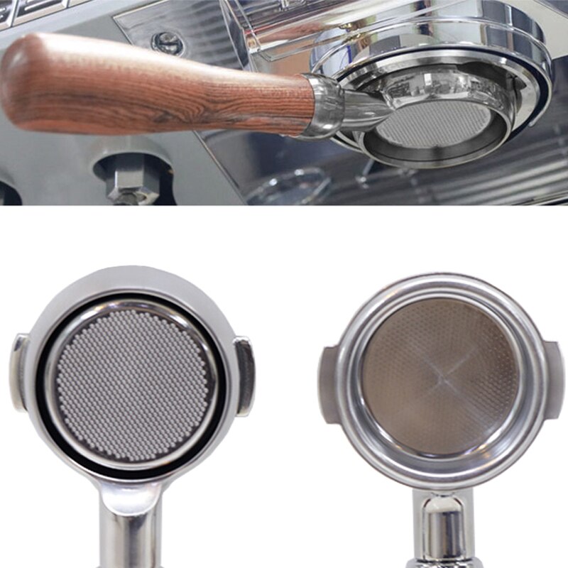 Coffee Machine Handle Bottomless Filter Holder Stainless Steel Espresso Coffee Maker Parts Accessory