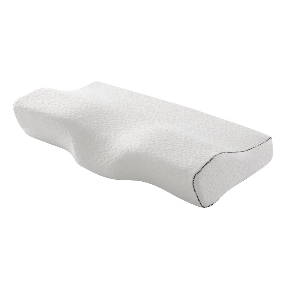 Memory Foam Beddengoed Kussen Nek Bescherming Trage Rebound Memory Foam Vlinder Vormige Kussen Gezondheid Cervicale Nek Grootte In 50*30 Cm