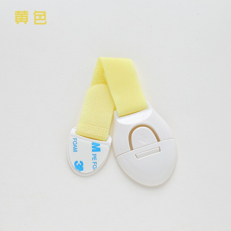 1pcs armário de segurança fechadura da gaveta porta armário do banheiro fechaduras de segurança do bebê crianças cuidados fechaduras correias infantil proteção do bebê: Black