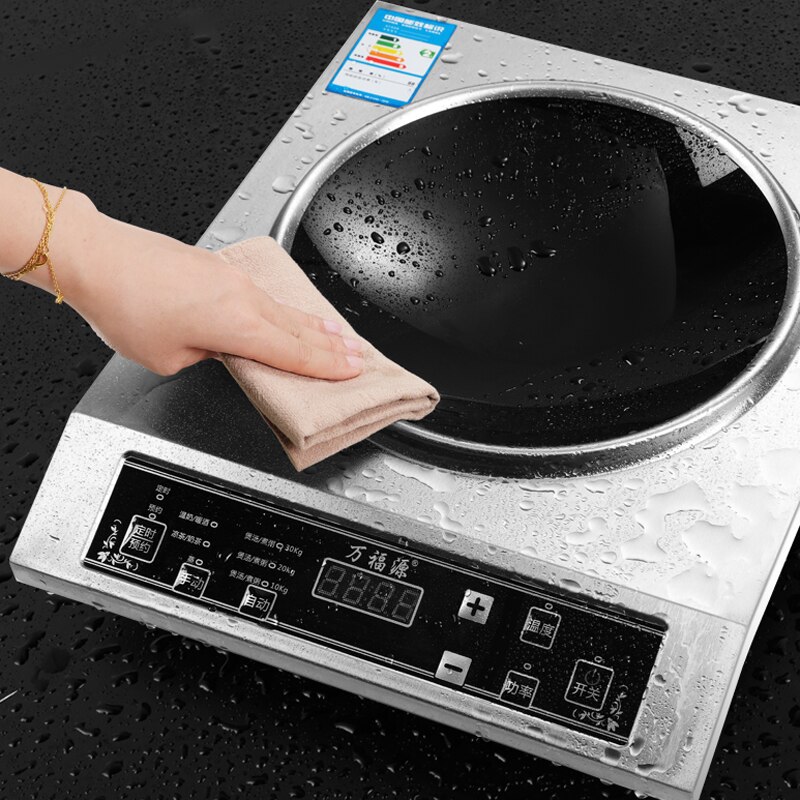 Commercial Induction Cooker 3500W High Power Energy Saving Concave