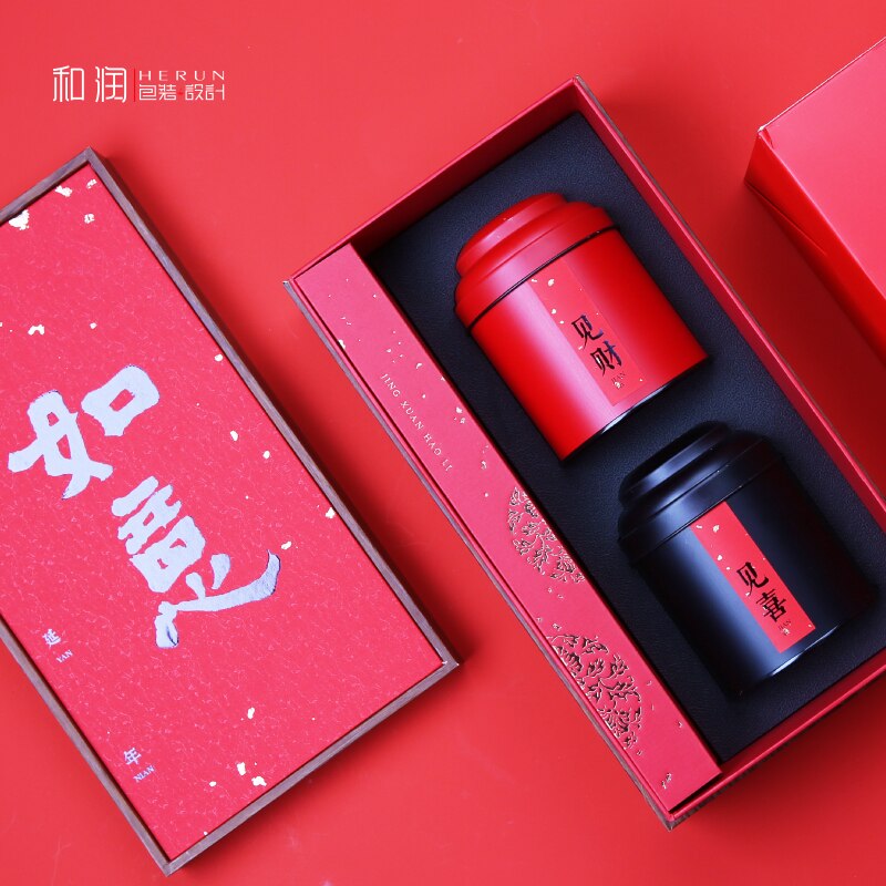 Tea Bag Storage Box Caddy Set Ceramic Smell Proof Leaves Container Japanese Tea Voorraadbussen Keuken Storage Supplies AB50CY