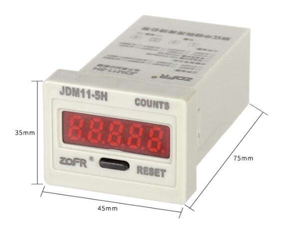 5 Digit Display Electronic Digital Counter JDM11-5H industrial counter Power failure memory