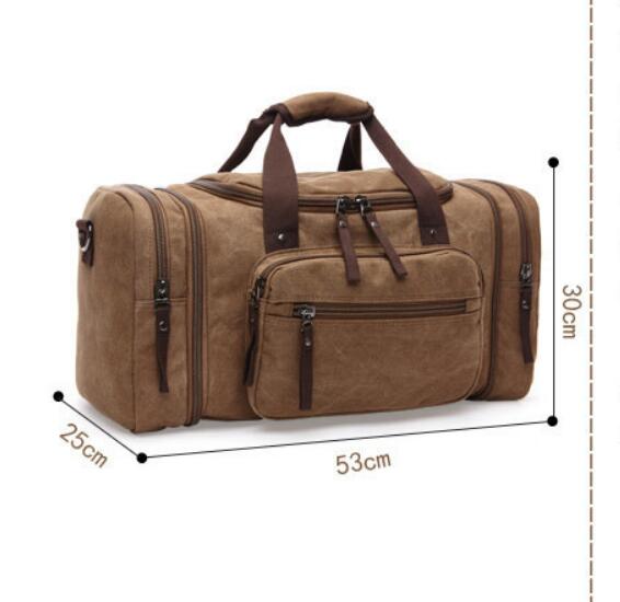 Chaude sac de voyage en plein air Portable toile sac de messager grande capacité sac à bandoulière décontracté