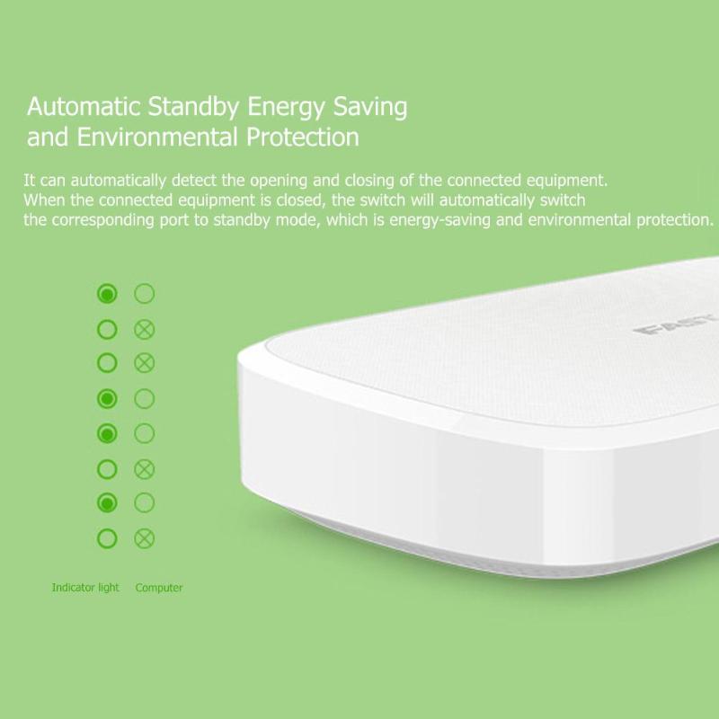 ALLOYSEED FSG105M 5 Port PoE Switch High Speed RJ45 1000M Gigabit Ethernet Switch Fast Ethernet Network Switcher Hub Splitter
