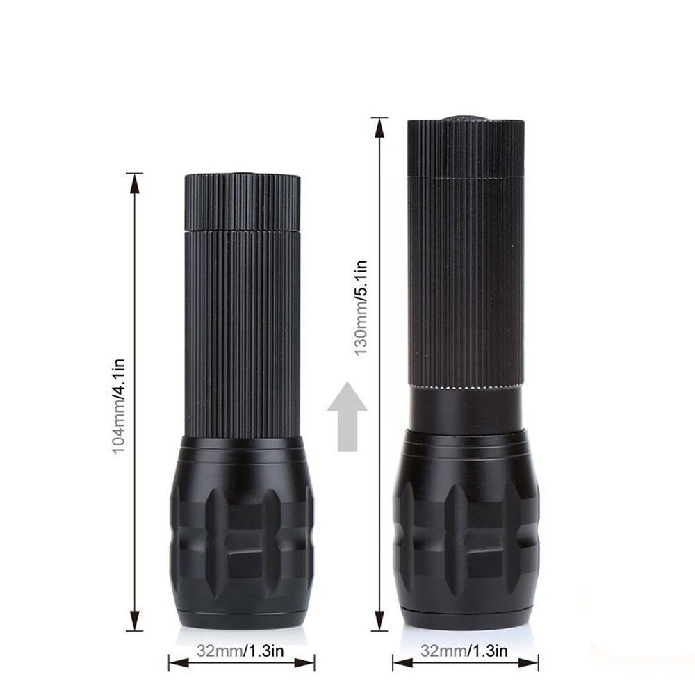 Koplamp Voor Fiets Super Heldere Led Fiets Licht Set Met Front Licht Achterlicht & Batterij Fiets Zaklamp #50
