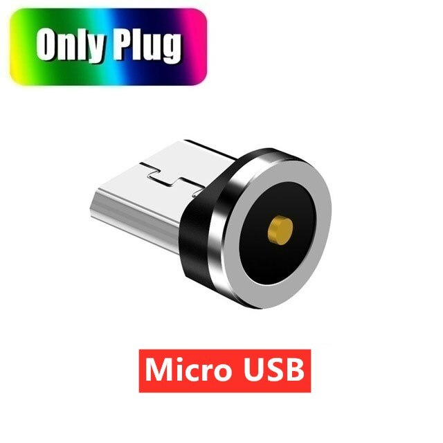 Spina per cavo magnetico tipo C colonna vertebrale micro USB C adattatore per ricarica rapida telefono micro Usb tipo-c magnete caricabatterie spina per colonna vertebrale iphone: For Andriod spina