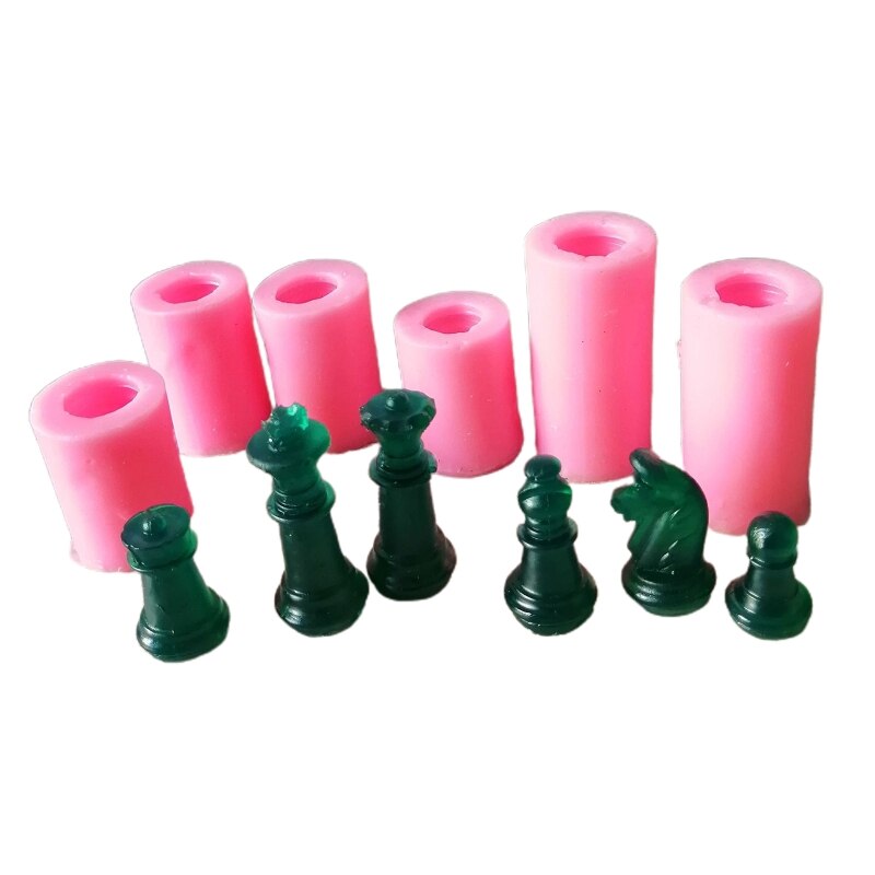 Handgemachte Internationalen Schach Epoxid Harz Schimmel Silikon bilden DIY Handwerk Schmuck Machen Werkzeuge