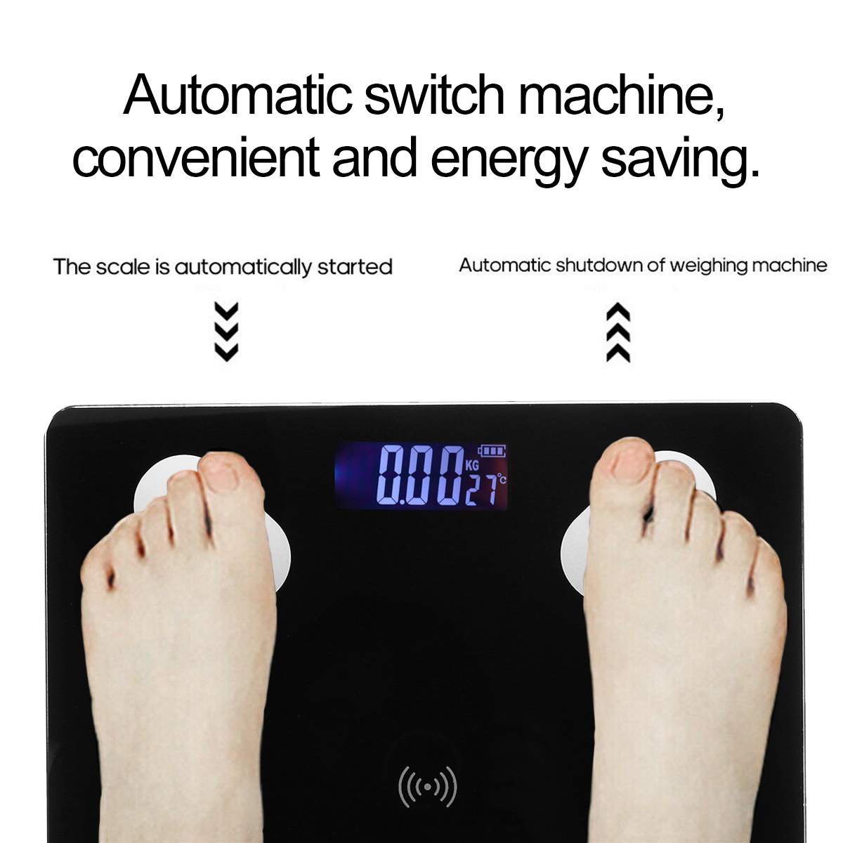 Body Fat Scale Floor Scientific Smart Electronic LCD LED Digital Weight Bathroom Balance bluetooth APP for Android or IOS