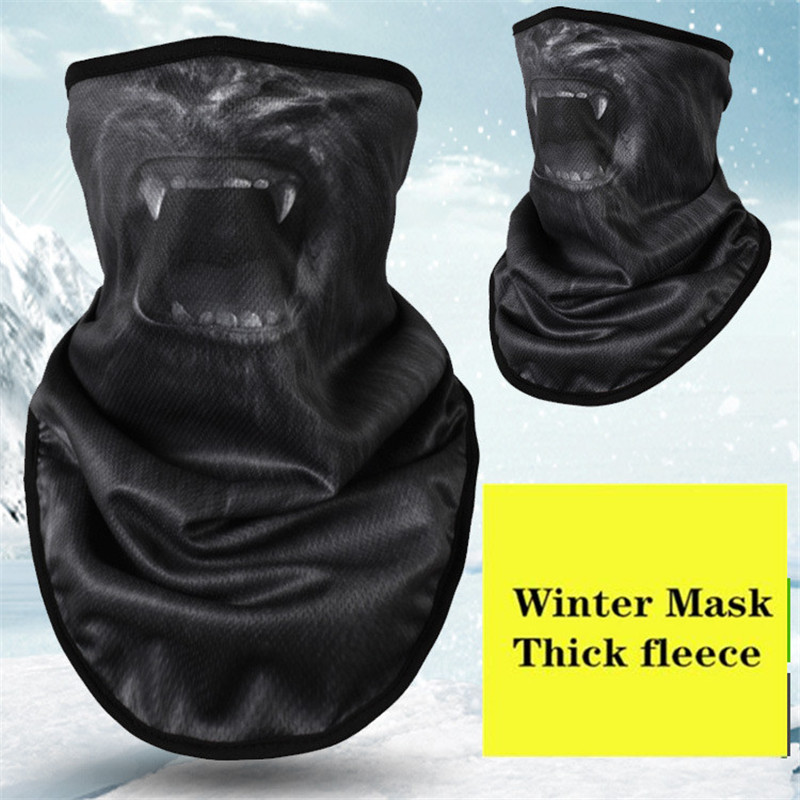 Winter Fleece Ski Scarf . Cycling Snowboard Bandana Headwear Mask Neck Triangle Thicken Warm Windproof Women Men Funny Bibs: NO.13