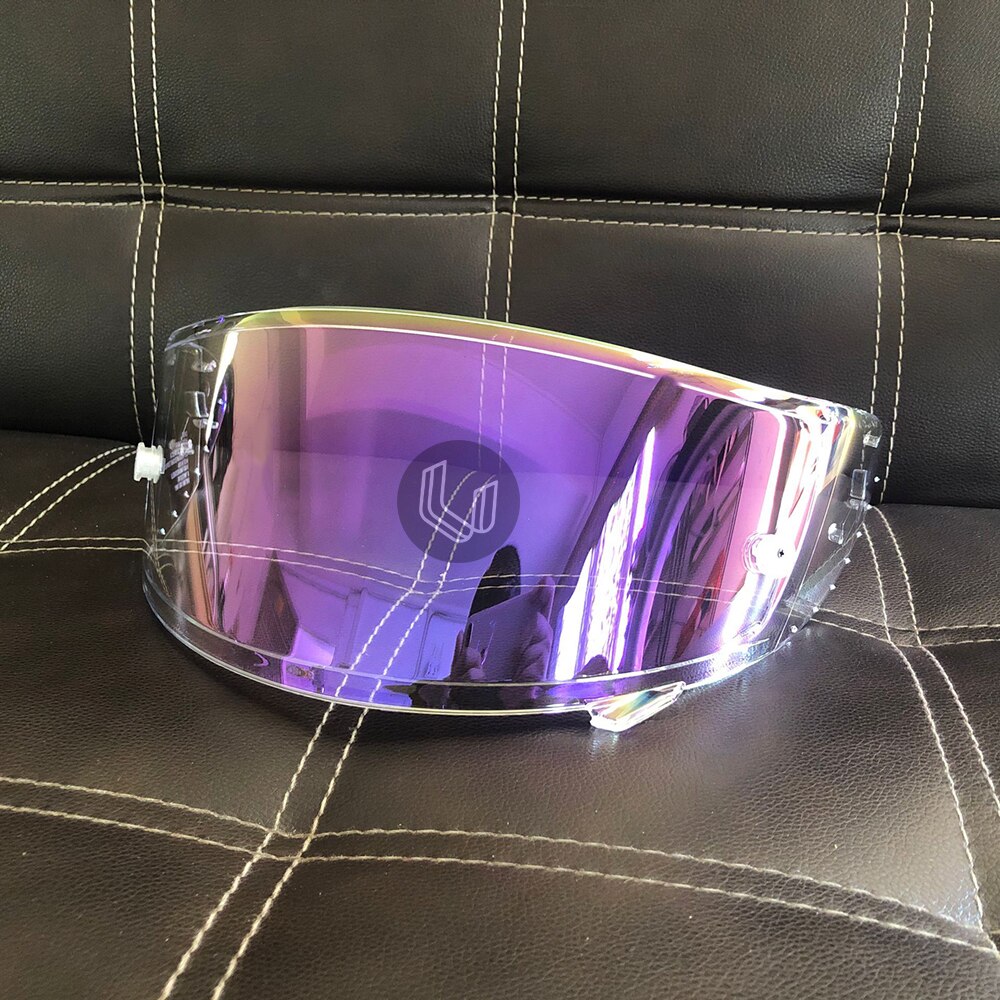Hjälmvisir för shoei motorcykelhjälmar  x14 z7 cwr 1 rf1200 xspirit hjälmlinsskydd vindruta motorcykelhjälmtillbehör: Revo lila