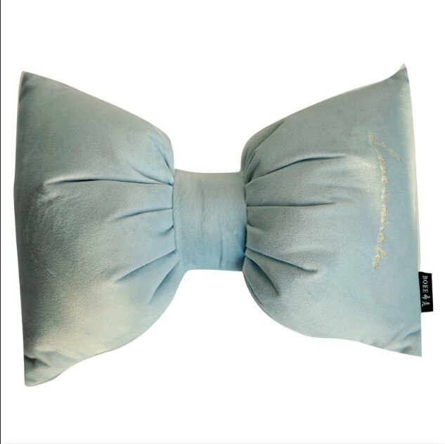 Pretty Solid Boog Kussen Met Vulling/Auto Neck Kussens Home Decor Boog Knoop Rozet Home Decoratieve Kussen Binnen Innerlijke 1 Stuk: 14